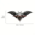 Bat shaped wall shelf with Gothic wing design dimensions 28x12.5cm - Contour Bat Square Partition Style