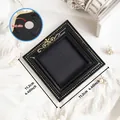 Vintage European style black and gold magnetic mini photo frame 11.2cm square size wall decor - Vintage Square Style (A64) / 11.2x11.2cm