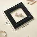 Retro black European style photo frame prop for photography background decoration - Prop Style J (道具J-黑)