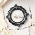 Mini cadre gothique vintage noir et argent accessoire photo 11,2cm - 11.2x11.2cm