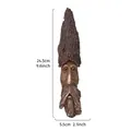 Decorazione murale retrò in resina, spirito del bosco, altezza precisa 24,5 cm - Stile B (X-Spirito-Albero-B) / 24.5x5.5cm