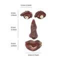 Funny tree face resin garden decoration with detailed dimensions for eyes nose and mouth. - Tree Face Features-B