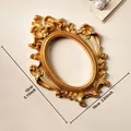 Cadre décoratif doré de style européen vintage 13x10 cm pour accessoires de photographie - Style E - Or