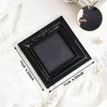 Cadre photo carré noir vintage 11x11cm pour décoration murale créative et accessoires maison - Style Carré (A64)