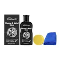 HOMONTH Chrom- und Metallglanz-Kit mit Schwamm und Tuch zur Entfernung von Radoxidation - 200g Set / 200g Mit Schwamm Und Handtuch