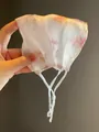 Masque facial en maille respirante à imprimé floral avec boucles réglables pour l'été - Taille unique / Fleurs printanières