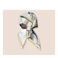 Vintage paisley zijden sjaal riem voor elegante jurk decoratie en mode-accessoire - Abstract Artistiek Bloemmotief / 70cm x 70cm