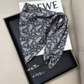 Elegant black paisley triangular scarf with beaded tassels luxury waist wrap - Black Paisley with Beads (Style-55)