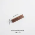 Rose gold hammered 304 stainless steel Japanese style chopstick rest short model holder - Rose Gold (Short)