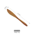 Rose gold 304 stainless steel dinner knife with elegant willow leaf shape design - Dinner Knife (Willow Leaf Gold)