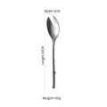 Professional 25cm stainless steel salad serving fork for restaurants and home dining - Salad Fork