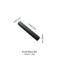 Matte black 304 stainless steel cutlery rest small rectangular bar chopstick holder - Square Bar Style / Small (8cm) / Black