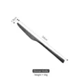 Matte black stainless steel dinner knife, 24cm vintage style SKU variant for western dining - Dinner Knife