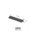Repose-baguettes géométrique en acier inoxydable, style long, gris mat - Style Long