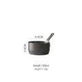 Vintage 304 stainless steel small measuring cup 60ml for baking and coffee powder. - Small 60ml