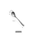 Hammered stainless steel coffee spoon with 13cm length and vintage matte finish - Coffee Spoon (13cm) / Single Pack
