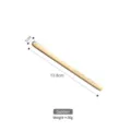 Popsicle stick shaped 304 stainless steel coffee stirring rod with a golden finish - Gold