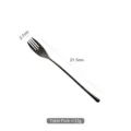 Modern vintage black 304 stainless steel dinner fork with 21.5cm length and 33g weight - Dinner Fork