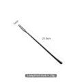 Vintage matte black 304 stainless steel long fruit pick fork with 21.6cm length - Long Fruit Fork