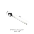 5ml 304 stainless steel long handle measuring spoon for coffee and milk, 18cm length. - 5ml Measuring Spoon