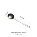 304 stainless steel 15ml long handle measuring spoon for coffee and milk powder - 15ml Measuring Spoon