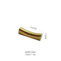 Pillow-shaped gold stainless steel chopstick rest and spoon holder for dining table - Gold