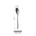 Vintage stainless steel dinner spoon with 20cm length and 82g weight for table dining - Dinner Spoon