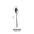 Professional vintage style stainless steel dessert spoon measuring 17.9cm by 3.7cm - Dessert Spoon