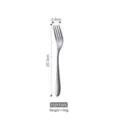 Professional stainless steel fish fork variant with 20.3cm length and 69g weight - Trident