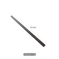 Retro black 304 stainless steel chopsticks, 23.5cm length, 34g weight - Chopsticks