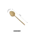 Small Japanese style matte gold stainless steel coffee stirring spoon, 11cm length - Matte Gold