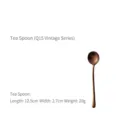 Vintage rose gold stainless steel tea spoon with a length of 12.5cm for coffee or dessert - Tea Spoon