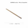 304 stainless steel chopsticks with bamboo-inspired design, 23.5cm length - Chopsticks / Mirror Black