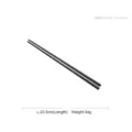 Matte black 304 stainless steel chopsticks with bamboo-inspired design, 23.5cm length - Chopsticks / Matte Black