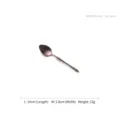 Elegant 304 stainless steel rose gold tea spoon featuring unique bamboo joint handle design - Matte Finish Tea Spoon