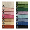 Detailed swatches of multi-color Chanel style tweed fabric with shiny silver metallic threads - Other (Please Note From Color Card)
