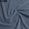 Premium zacht donkerblauw fluwelen stof textuur detail voor kussens, speelgoed en bekleding - Lamswol Stof (ZB0822-17)