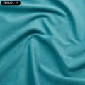 Groenblauwe zachte pluchen fluwelen stof met gladde textuur en mooie plooien. - Stijl ZB0822-21