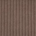 Close-up of coffee brown corduroy fabric with dense vertical ribs texture - 1 Meter (100x150cm) / Coffee