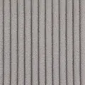 Grey 4.5 wale corduroy fabric texture for clothing and upholstery DIY sewing projects. - 1 Meter (100x150cm) / Light Gray