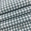 Grey and white houndstooth yarn-dyed linen cotton fabric for home upholstery DIY - Gray (8328-5)