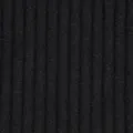 Detailed macro texture shot of black corduroy fabric with elegant vertical ribbing - 1 Meter (100x150cm) / Black