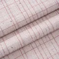Pink sequined tweed fabric material for high-end DIY clothing and fashion coats. - Soft Pink