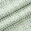 Tessuto in tweed verde chiaro con paillettes per progetti di moda DIY - Verde chiaro