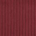 Close-up of burgundy corduroy fabric with vertical striped texture for DIY projects - 1 Meter (100x150cm) / Dark Red