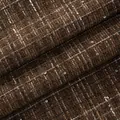 Tessuto tweed marrone di alta qualità con paillettes per abiti eleganti e fai da te - Caffè