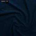 Premium navy blauwe fluwelen stof met zachte pluche textuur voor bekleding en handwerk - Lamswol Stof (ZB0822-42)