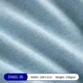 Nahaufnahme von himmelblauem Polsterstoff in Leinenoptik, Variante SY601-39, 240 g/m² - SY601 Stoff-39 (ai-Hellblau)