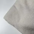 Macro view of thick beige bouclé yarn fabric texture for upholstery and pillows. - 米灰色(HY2509-4)