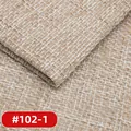 Macro view of thick textured natural beige burlap fabric for sofa cushions, style #102-1 - Khaki (#102-1)